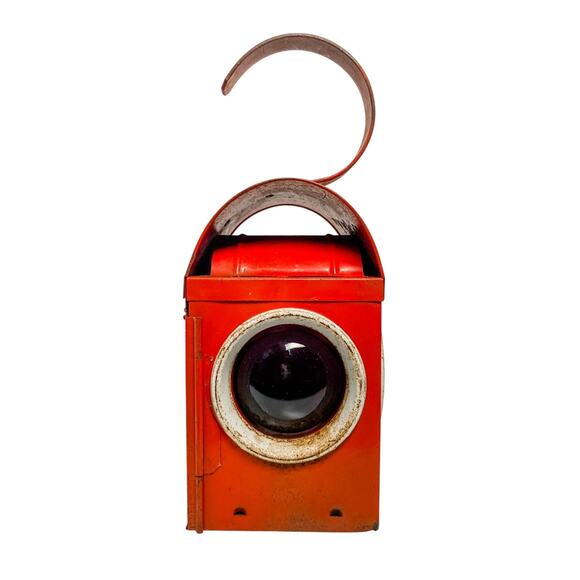 Vintage Chalwyn Road Railway Lantern Paraffin w/Burner Made in England - Picture 3 of 9